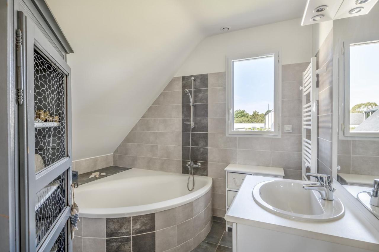 Maison Vue Mer Dans Le Golfe Du Morbihan Баден Екстериор снимка