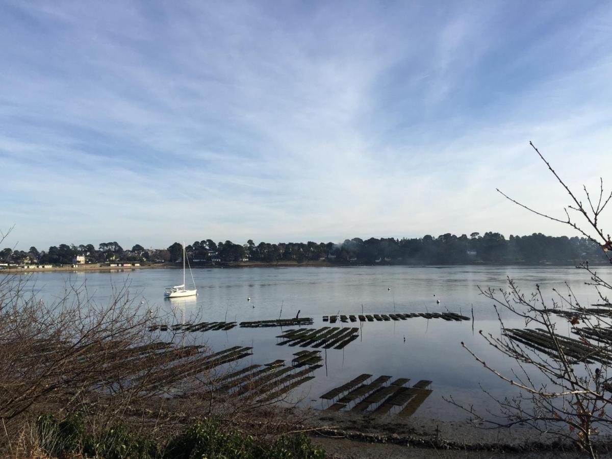 Maison Vue Mer Dans Le Golfe Du Morbihan Баден Екстериор снимка